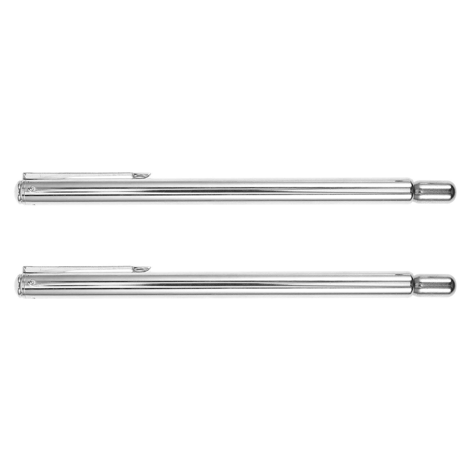 

2PCS Ruler Dowsing Rods Detection Tools Silver Chakras Spiritual Water Divining Sticks Foldable Positioning Retractable