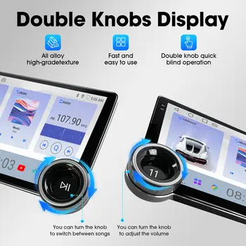 10,1palcový univerzální autorádio s bezdrátovým 2Din přehrávačem, kamerou, Carplay, Android Auto, dotykovou obrazovkou, BT 4.1, Mirror Link, WiFi 10 nejlepší prodej univerzální obrazovka pro Android - №10