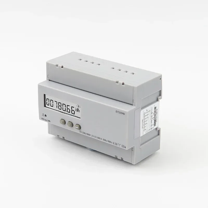 DSS1946 three-phase three-wire LCD display rail-mounted energy meter