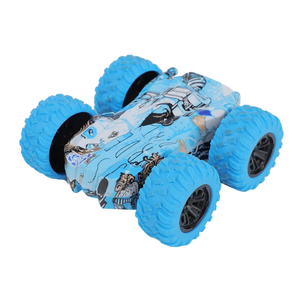 

Inertia Double Side Stunt Graffiti Car Toy Pull Back Car 180° Rotation Stunt Car Kid Christmas Gift Birthday Party