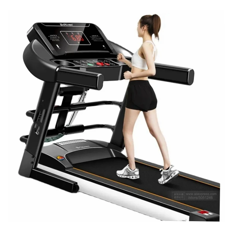 

Home Use Motorized Treadmill Color Screen Sports Fitness Gym Equipment Exercise Walking Mini Foldable Electric Running Machine