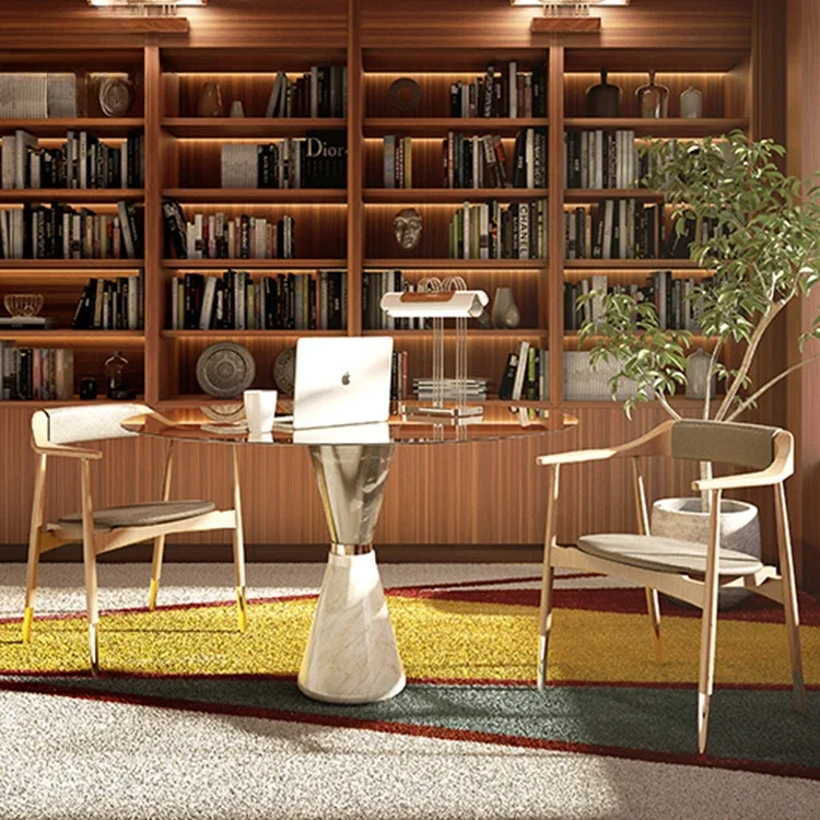 

Metal Center Coffee Tables Modern Luxury Glass Coffee Table Living Room Furniture Sets