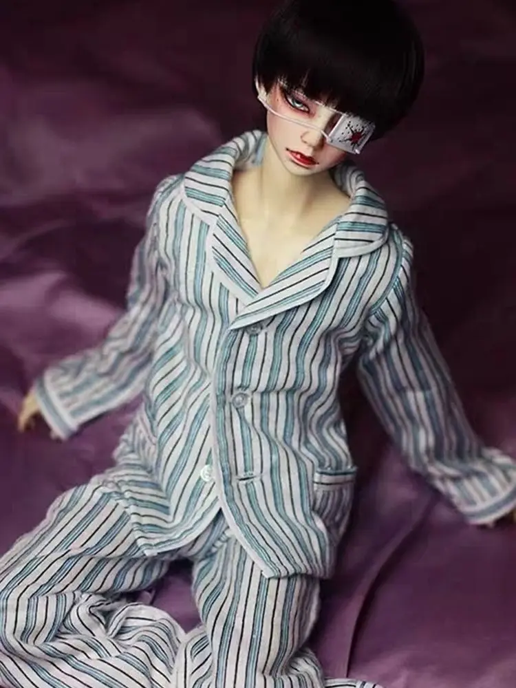 BJD doll suit 1/3 1/4 SD17 Uncle size [pyjamas + pajama pants] in the second sick building pyjamas home service doll accessories - Image 5