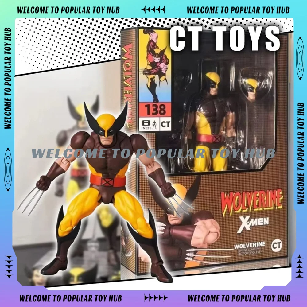 Przedsprzedaż nowe zabawki Ct Wolverine figurka Mafex 138, figurka kolekcjonerska Model niestandardowa lalka prezent na boże narodzenie zabawki dla dzieci