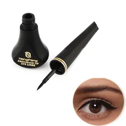 Czarny Eyeliner w płynie do makijażu dla kobiet szybkoschnący gładki długopis do Eyeliner, odporny na rozmazywanie kredek do powiek, szczoteczka do oczu