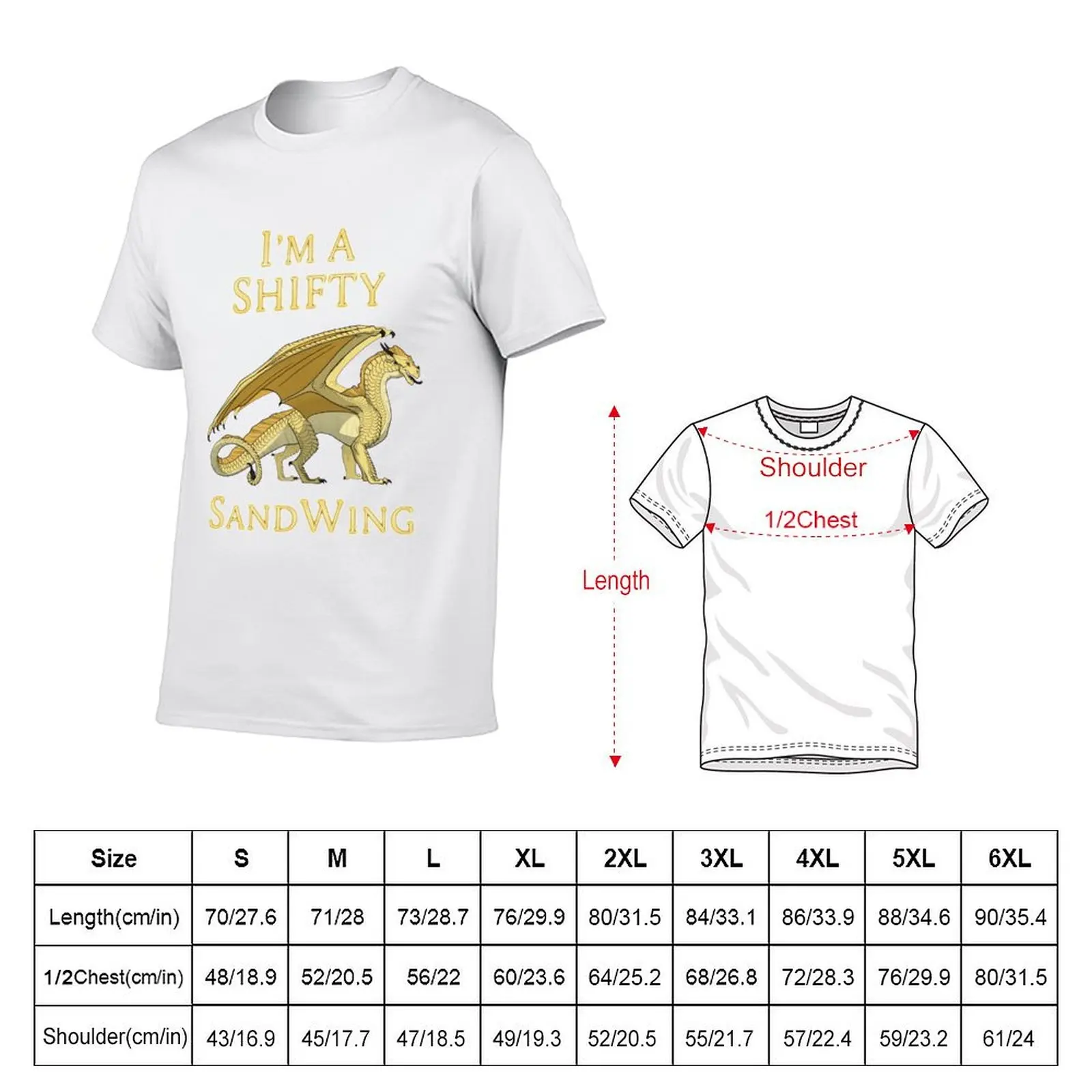 I'm a Shifty SandWing T-Shirt graphic t shirts for man t shirt men 100% cotton luxury brand T-Shirt