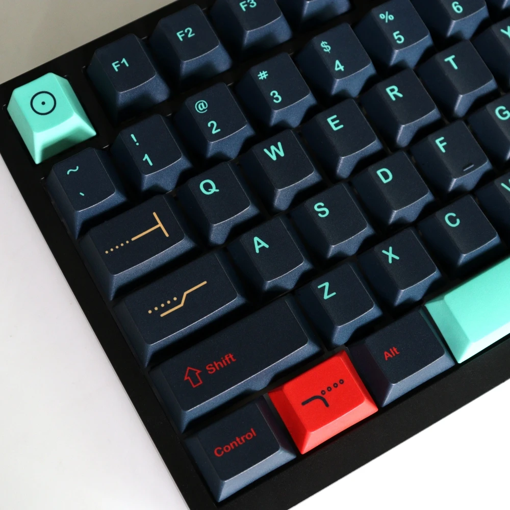 GMK Metropolis Keycaps PBT 129 Keys Cherry Profile Five Side Dye