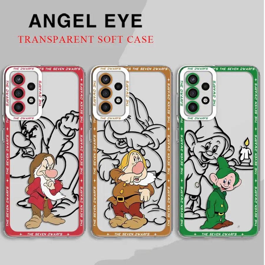 Snow White phone Case for Samsung A02 A03s A03 Core A04e A05s A06 A10s A20s A21s A30 A31 A50s A51 A71 4G A72 4G 5G A73 5G