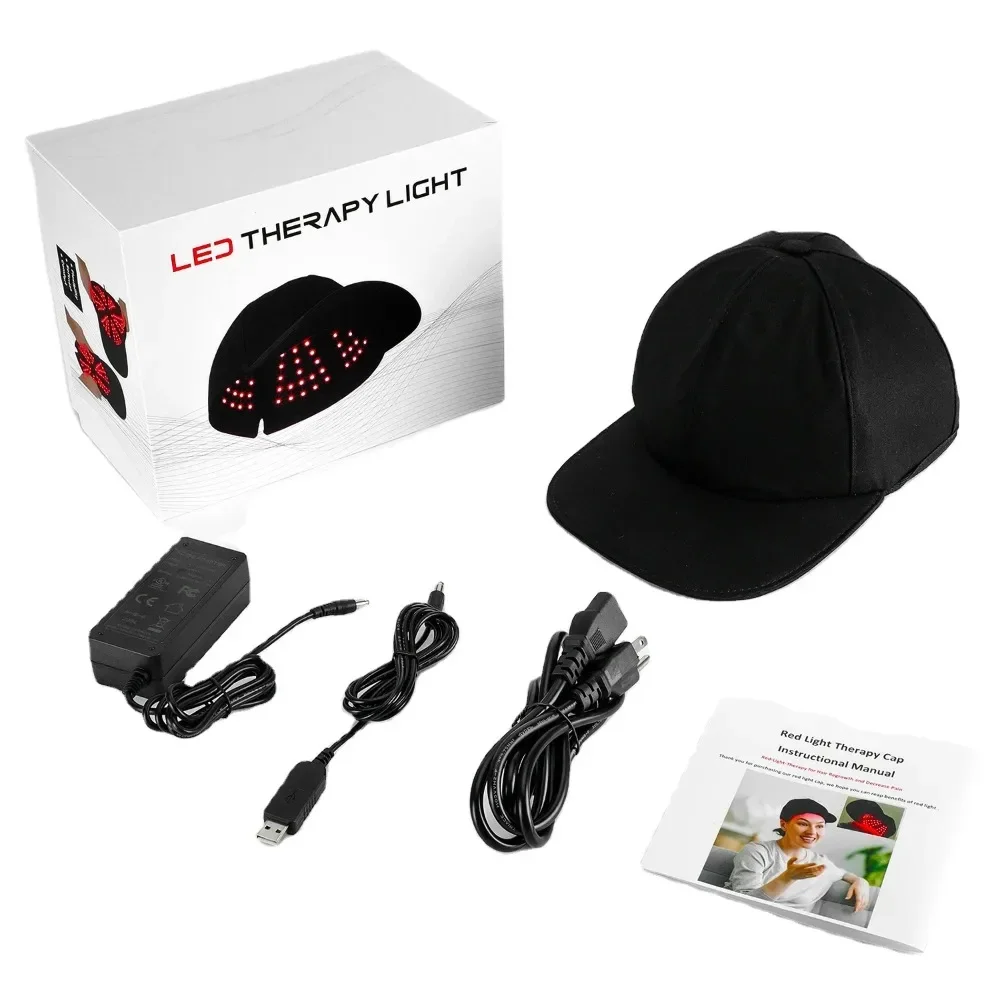 Infrared Brain Helmet Hat 630nm Nir Led Red Light Therapy Laser Treatment Machine Device Cap For Hair Loss Regrowth Growth