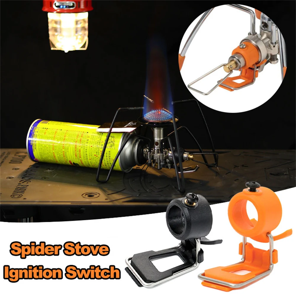 Spider Stove Ignition Switch Ignition Assist Button Portable Cassette Furnace Igniter Switch for Soto 310 Soto 340 Accessories