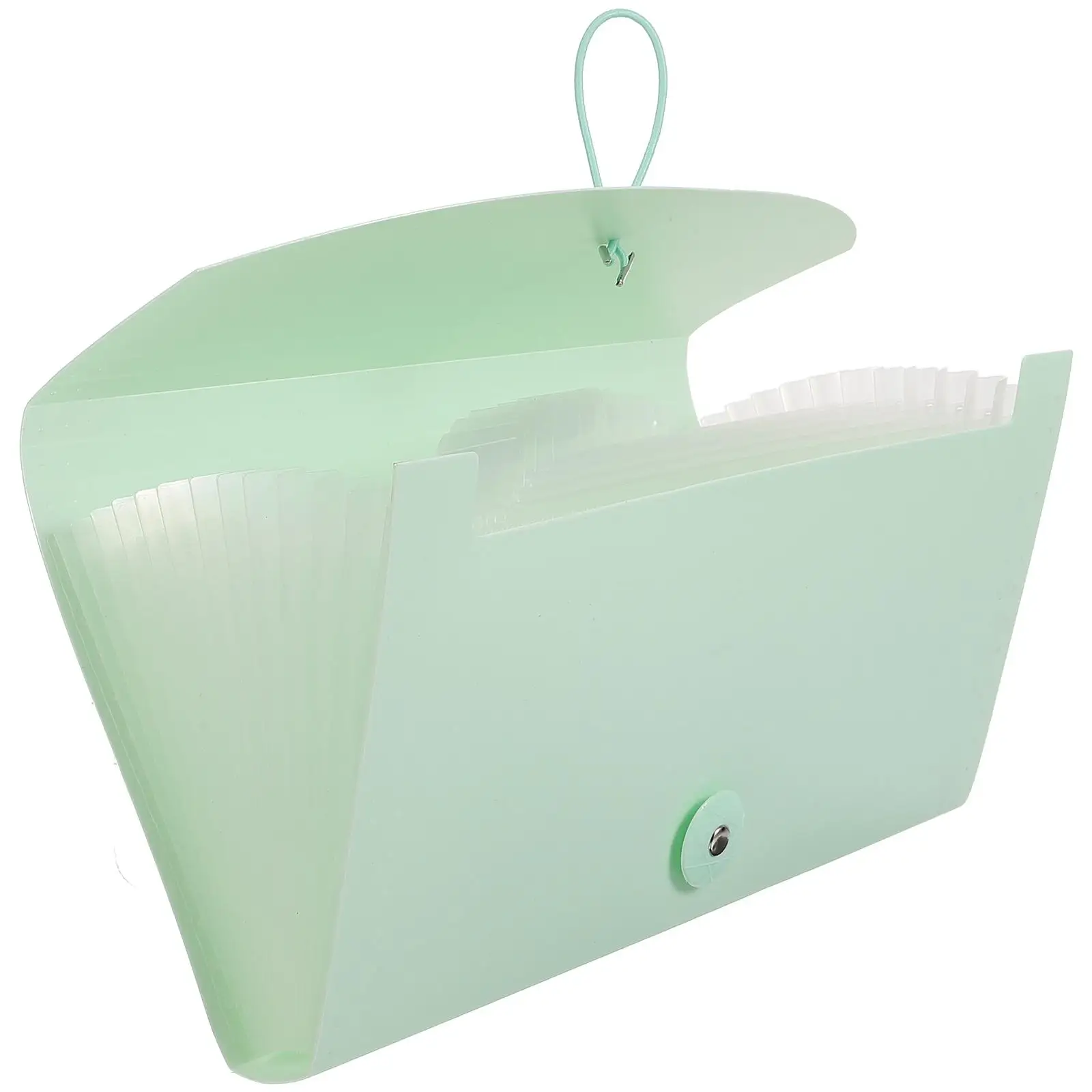 Plastic Receipt Storage Bag File Organizer Expandable Holder Large Capacity Portable Bills Folder Wallet