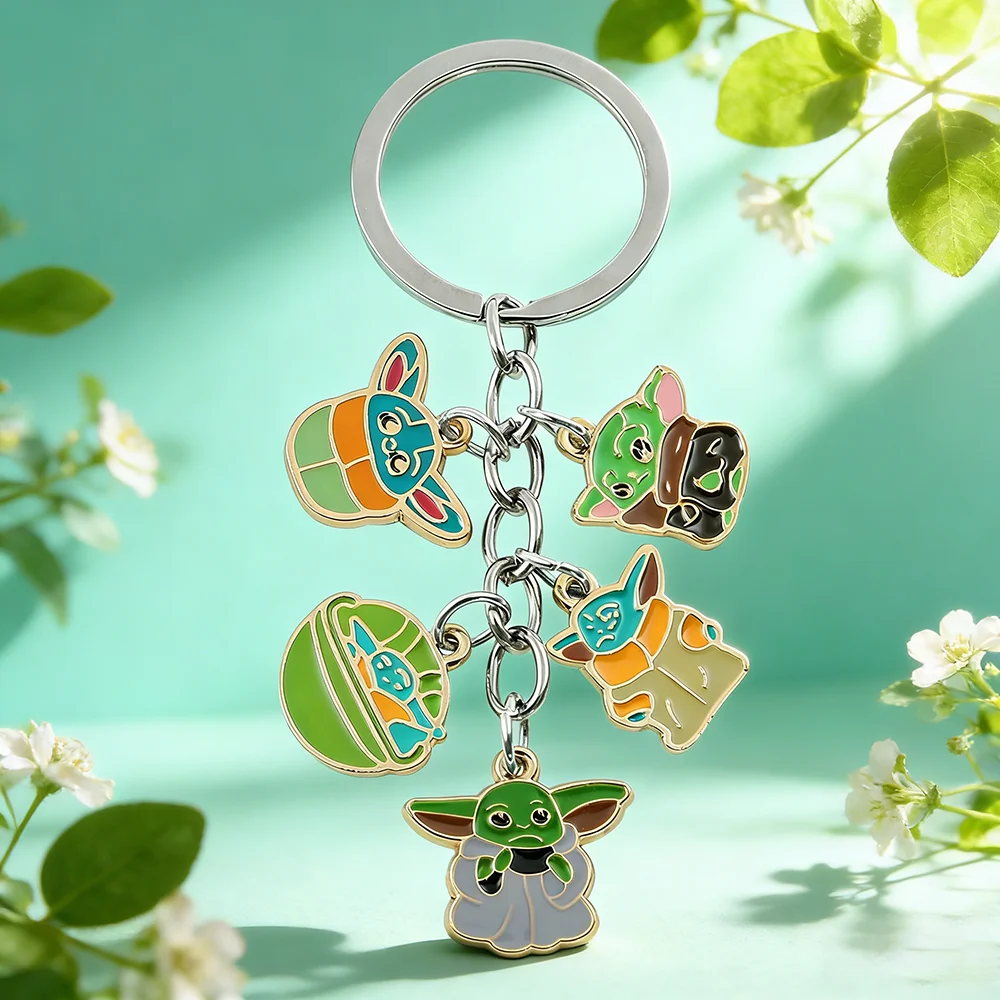 Llavero de Star Wars con Figura del Bebé Yoda - Juguete para Niños, Regalo, Accesorio para Coche y Mochila