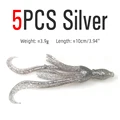 5 piezas de plata