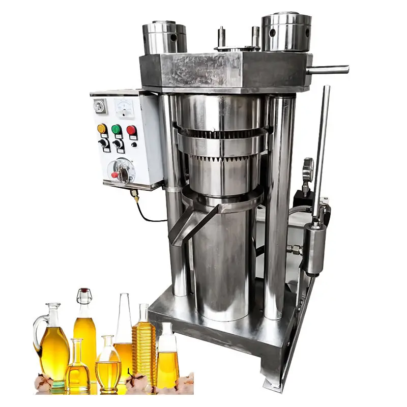 

Hydraulic Cold Pressing Sesame Suower Seed Cocoa Butter Oil Press Hine For Sale