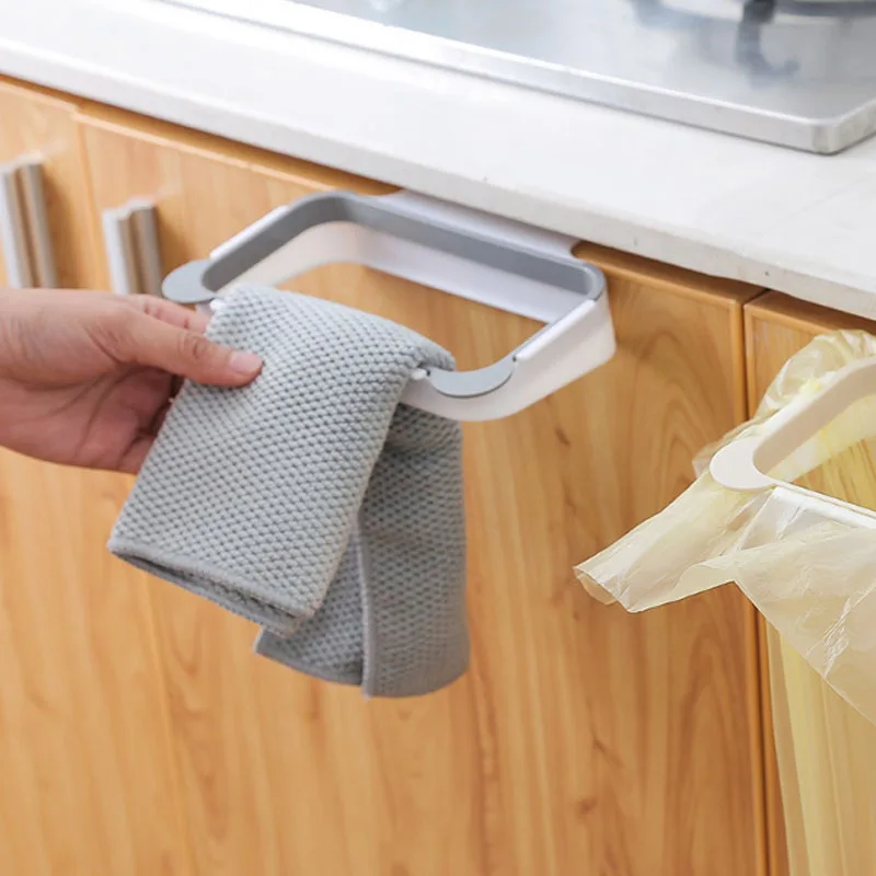 Nail Free Kitchen Garbage Bag Holder