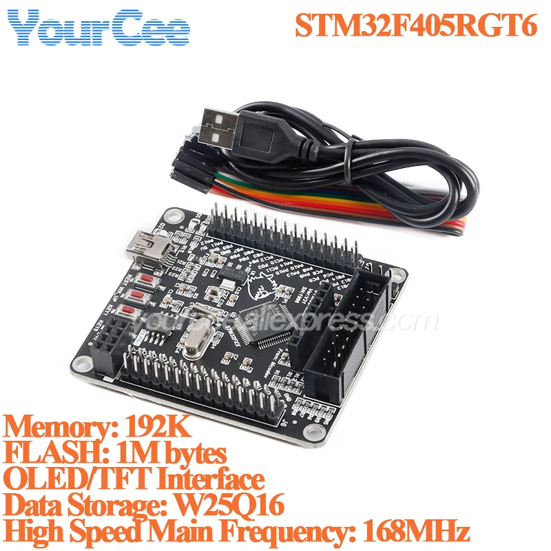 STM32F405RGT6 Core Development Board Module STM32F405 STM32 F405RGT6 Chip MCU System Learning Microcontroller Standard Version