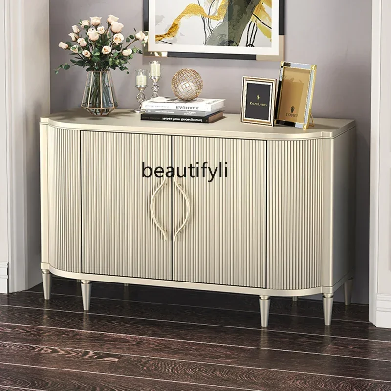 

newAmerican light luxury dining side cabinet entry foyer, artist home storage, living room entrance, door shoe cabinet