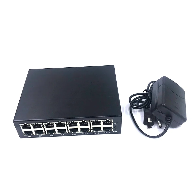 1000M switch Unmanaged 16port 10/100/1000M industrial Ethernet switch module Motherboard  OEM Auto-sensing Ports