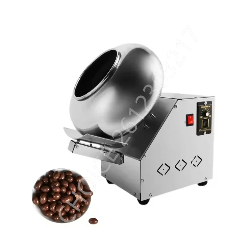 Electric 280w Hot Sale Peanut Sugar Coating Machine 3kg Small Polishing Machine 220v Nut Chocolate Candy Coating Machine