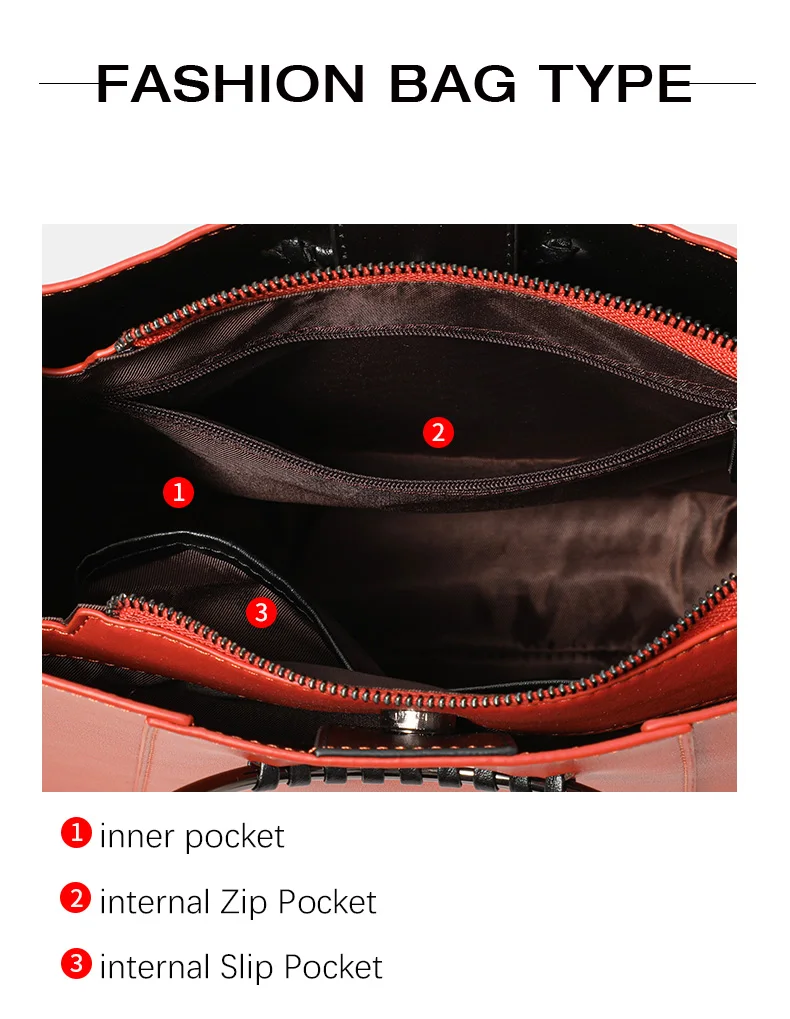 Damen-Handtasche aus Glattleder mit Rundem Ringgriff, Elegante Henkeltasche, Damen-Umhängetasche für Arbeit und Alltag – Detail 8