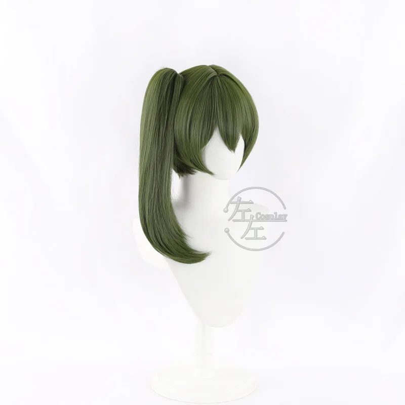 Ubel Wig Anime Frieren: Voorbij Het Einde Van De Reis Cosplay Pruik Ubel Cosplay Vrouwen Schattige Donkergroene Haarvrije Pruikpet