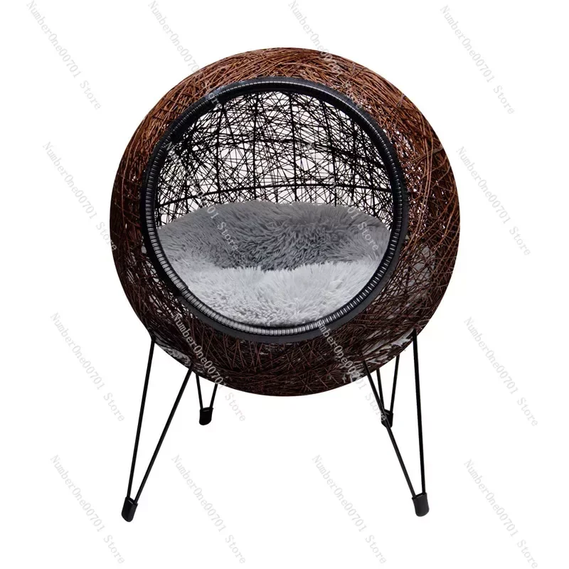 

Nest All Seasons House Moisture-proof Cat Cage with High Sling Legs Semi-circular Dirt-resistant Cat House