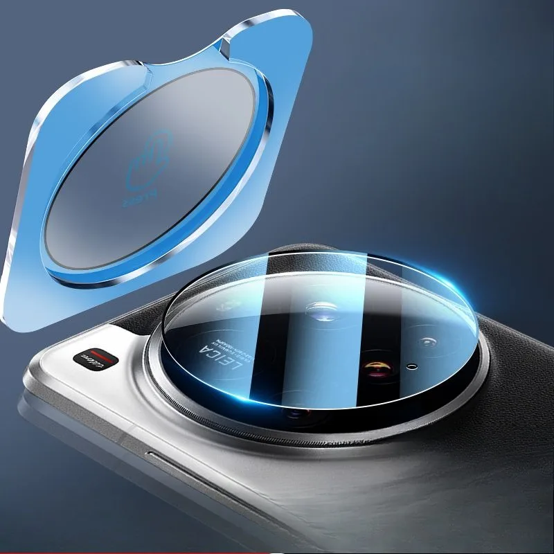 Protezione per obiettivo fotocamera con colla completa per Xiaomi 15 Ultra Protezioni per fotocamera Pellicola in vetro per installazione localizzatore copriobiettivo Mi 15Ultra