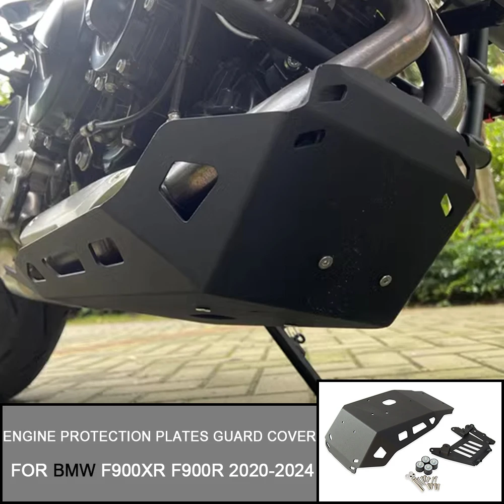 

For BMW F900R F900XR F900R F900XR 2020-2024 Motorcycle Skid Plate Engine Protection Belly Pan Guard Cover Bash Guards Sump Plate