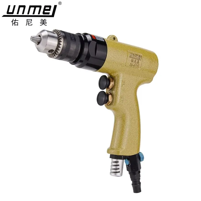 3/8 Pneumatic Drill 1/2 Speed-Adjustable Pneumatic Drill Pistol-Style Air Drill Wind Drill Tapping Machine Threading Machine Drilling Machine