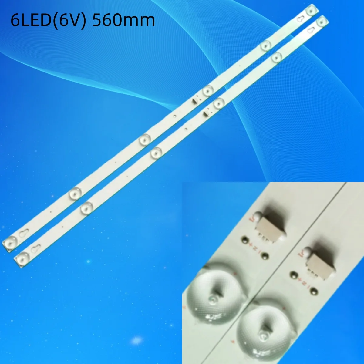 2pcs 6LED LED Backlight Strip for 32HB5426  32D100 L32S4900s 32S301 L32P1A 4C-LB3206-HR03J HR01J TOT_32D2900 32HR330M06A5 V5
