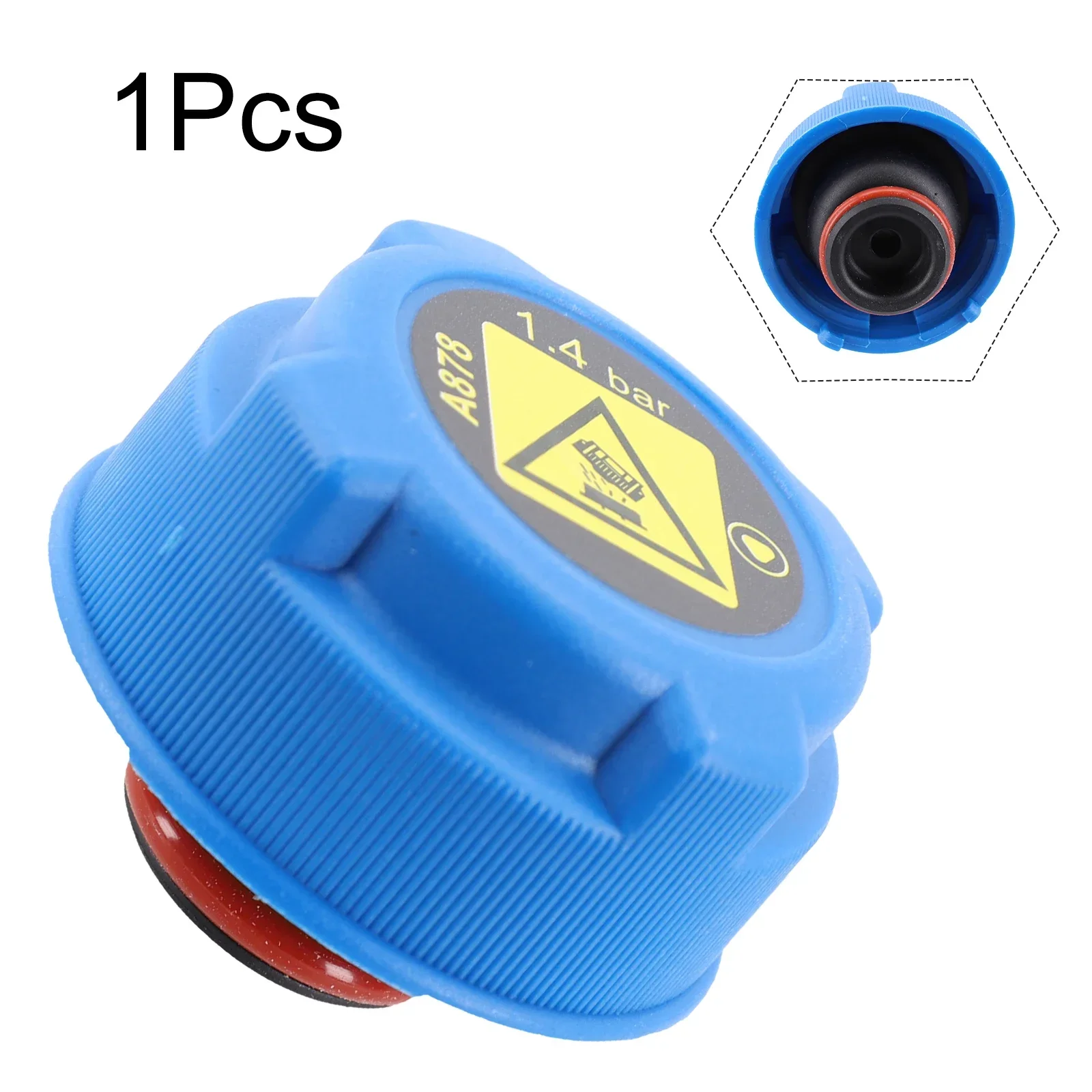 Car Radiator Expansion Water Tank Cap Cover Blue Accessories For FIAT PUNTO Van 188AX STILO 192 PANDA 169 IDEA GRANDE PUNTO 199