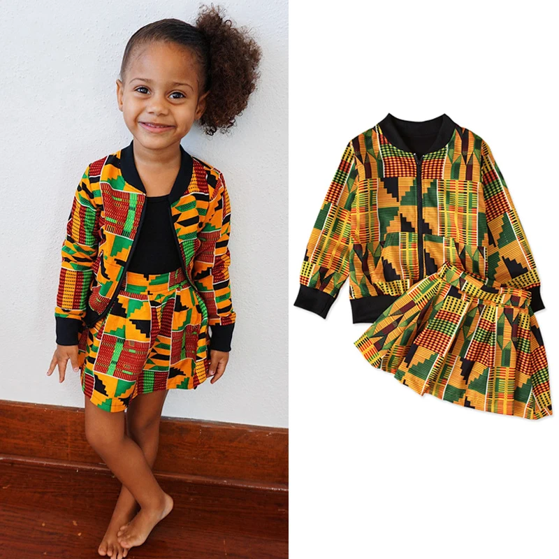 

Fashion Girl Clothes Kid Zipper Tops Coat+Skirt 2Pcs Set Baby Outfit Suit Infant Tutu Skirt Girl Jacket Autumn Two-Piece A643