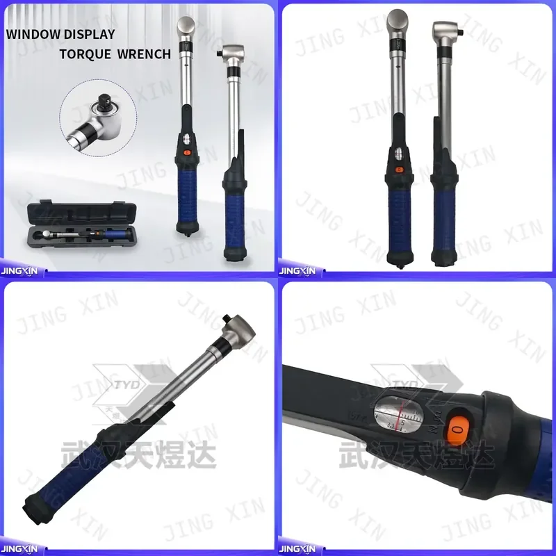 custom for TYD 1/4 Inch Click Torque Wrench 1-5 Nm Dual Scale N.m Lb.ft Visible Window Preset Reversible Ratchet Mechanical