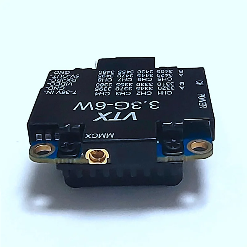 

AA08-3.3G 6W VTX For FPV Long Range Racing Drone 25Mw/1000Mw/3000Mw/4000Mw/6000Mw Adjustable