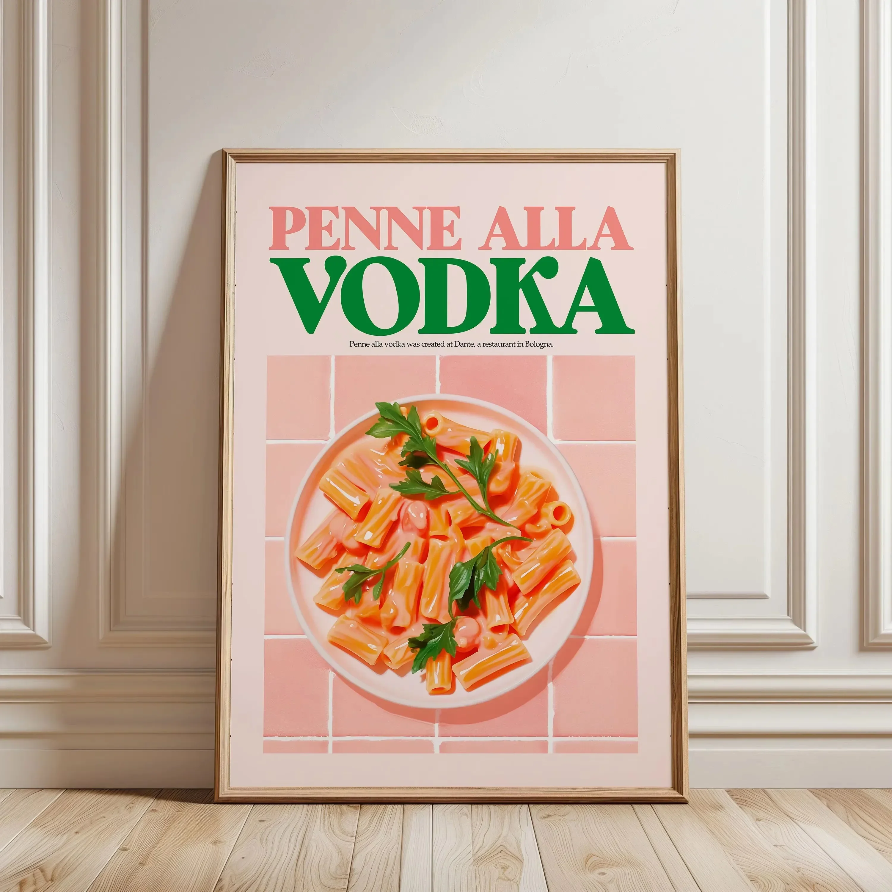 Aperol Spritz Pizza and Wine Negroni Cocktail Canvas Poster Sardine Food Wall Art Prints for Modern Kitchen Home Decor Cuadros