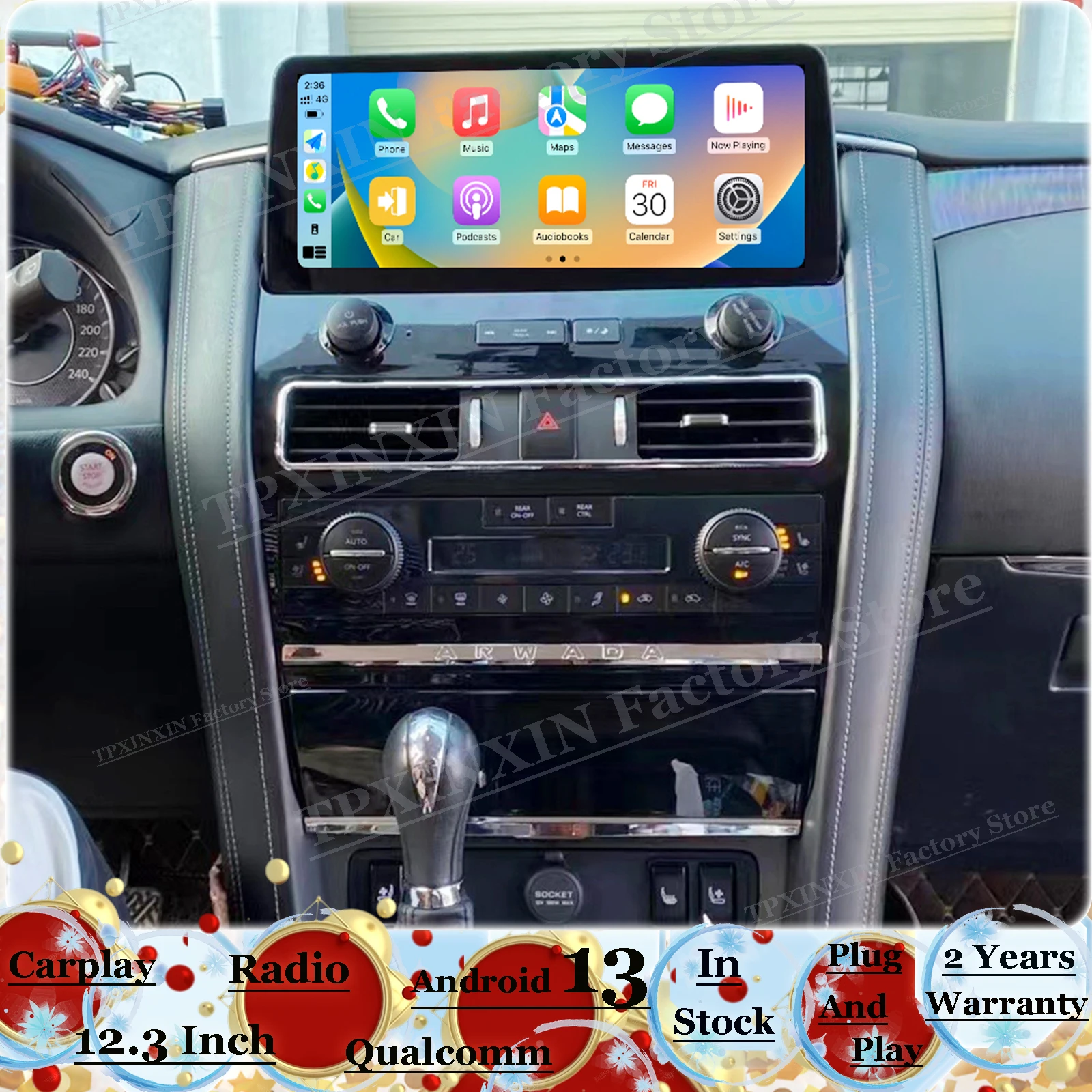 

12.3 Android Multimedia For Nissan Patrol Y62 Amada For Infiniti QX80 QX56 GPS Navigation Car Accessories Radio Stereo Head Unit