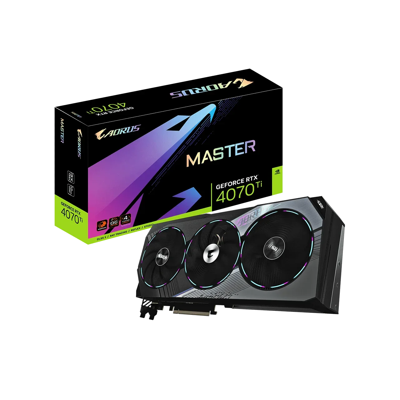 Новая игровая видеокарта AORUS RTX 4070 Ti Master-OC 12 ГБ GDDR6X RTX 4070 Ti GPU