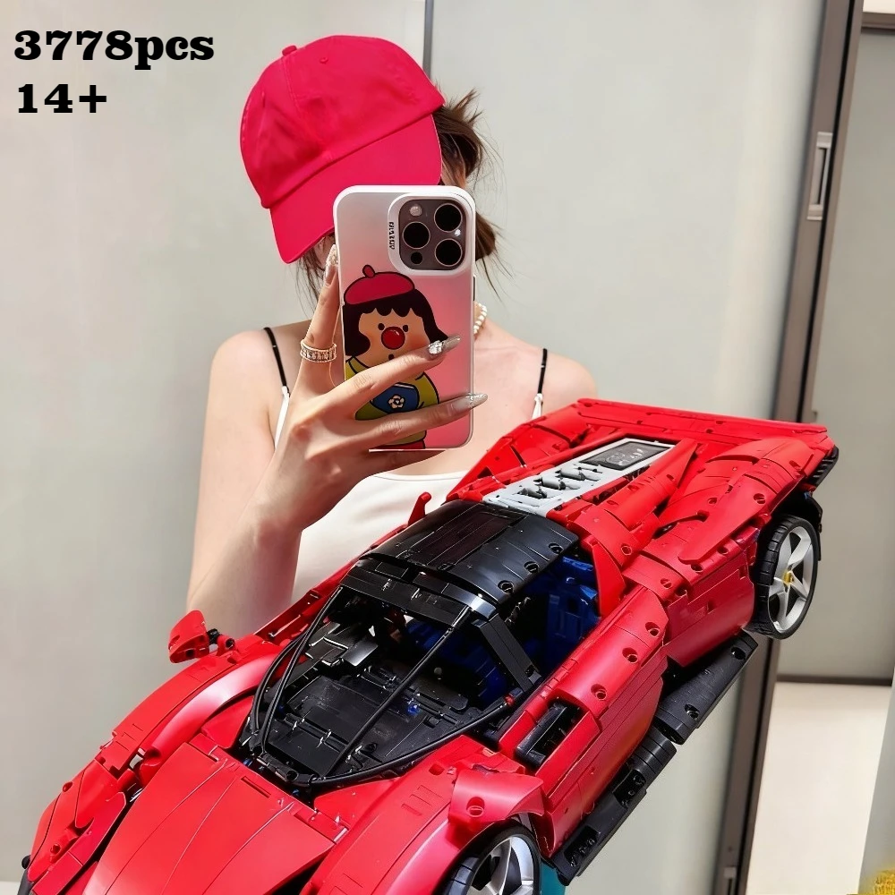 42143 Blocchi di costruzione SP3 - 2024 Nuovo supercar classico 3778 pezzi, modello meccanico fai-da-te per adulti, regalo perfetto