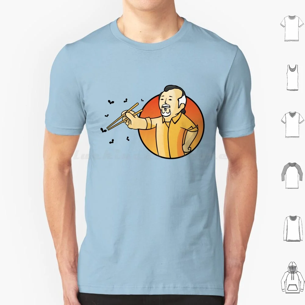 The Karate Guy-Catching A Fly With Chopsticks Challenge-Movie And Video Game Mashup T Shirt Men Women Kids 6Xl The Karate Guy