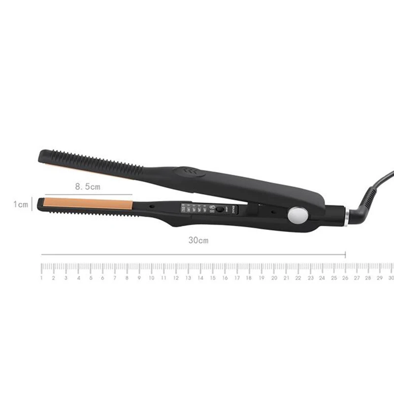 مكواة فرد الشعر المحمولة، تكثيف جذور الشعر، أقلام تمليس وتجعيد الشعر، مشط تمليس الشعر سريع التسخين #5