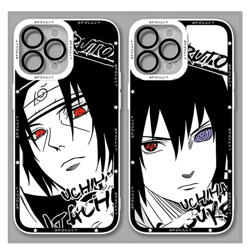 Funda de teléfono Sasuke Kakashi Minato Itachi para iPhone 17 Air 15 14 13 12 11 Pro Max 16 15 14 Plus, funda de silicona suave a prueba de golpes