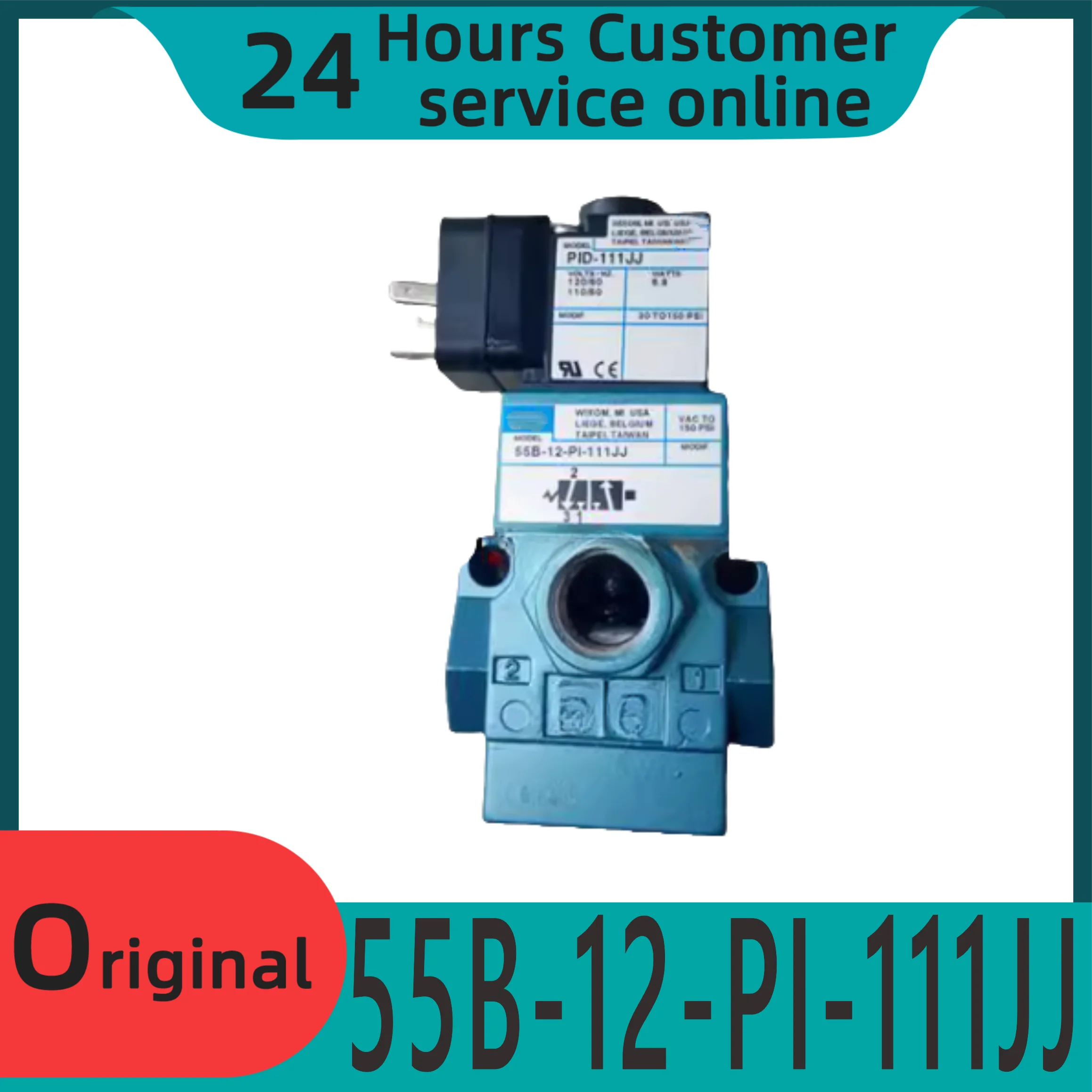 

Brand new original solenoid valve 55B-12-PI-111JJ