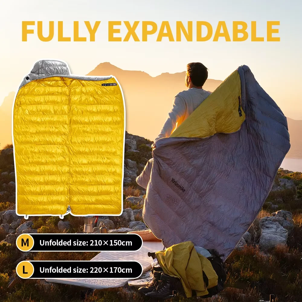 Naturehike ダックダウン冬用寝袋 CW400〜CW1000