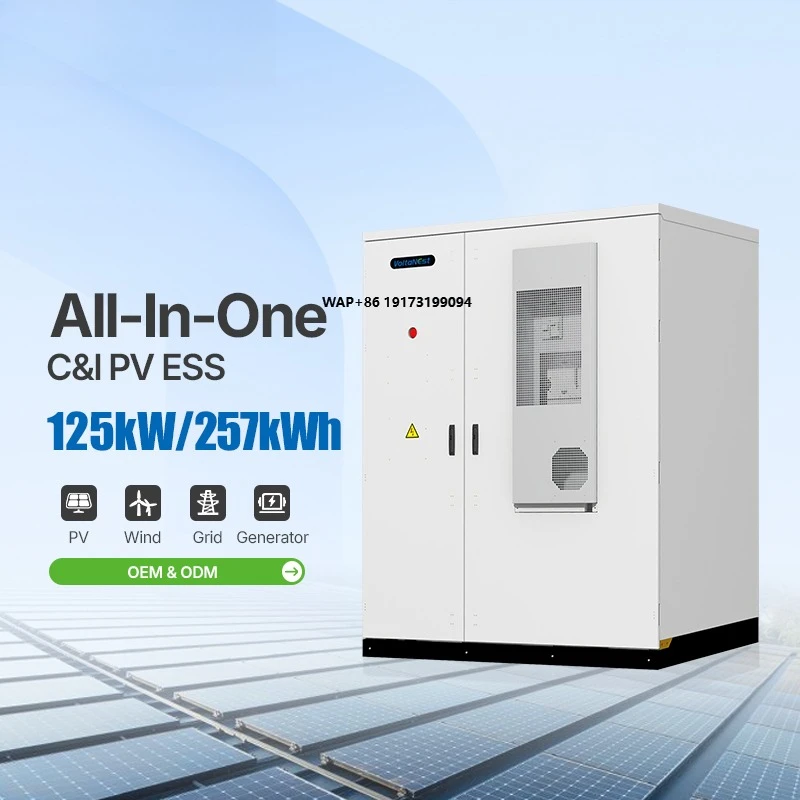 

LiFePO4 Battery 257kWh 200KWH 300KWH Hybrid Solar System Air Cooling Industrial and Commercial Energy Storage IP54 Protection