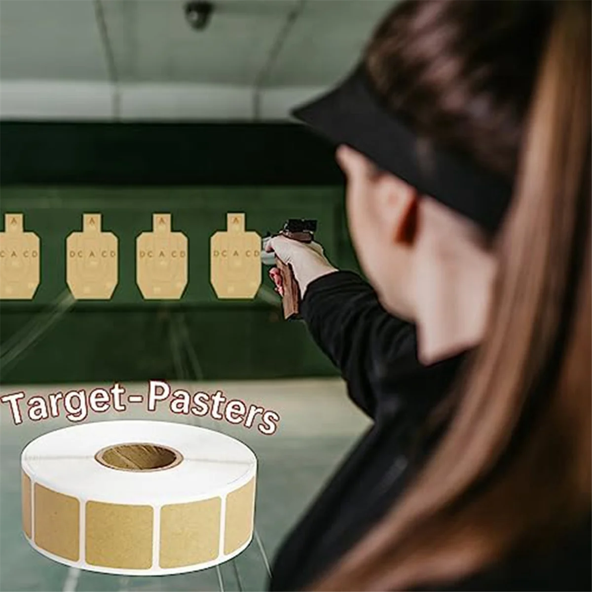 A40T 2000 szt. Wysokiej jakości kwadratowe naklejki na tarcze - 2,2 cm Samoprzylepne naklejki na tarcze