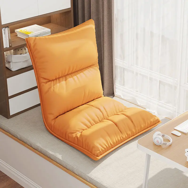 6-gear Adjustment Bed, Back Chair Dormitory Tatami, Single Folding Chair, Household Bay Window, Reclining and Sleeping Lazy Sofa