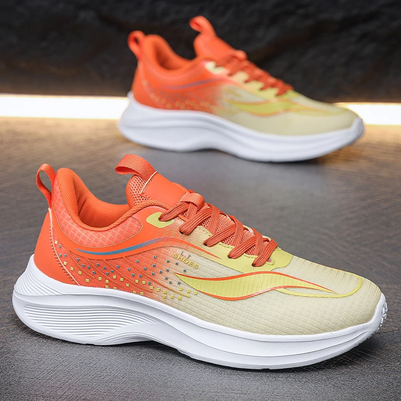 

Men's running sneakers marathon casual new summer mesh breathable lightweight non-slip outdoor walking men's shoes size 39-50