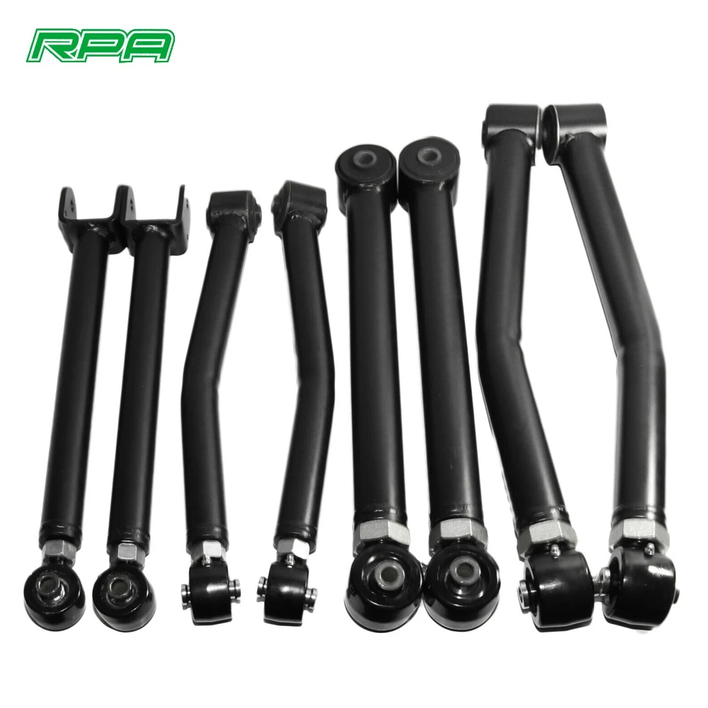 4WD Off Road Adjustable Control Arm for Jeep Wran gler JK 4x4 Suspension Leveling Lift Kit Tie Rod