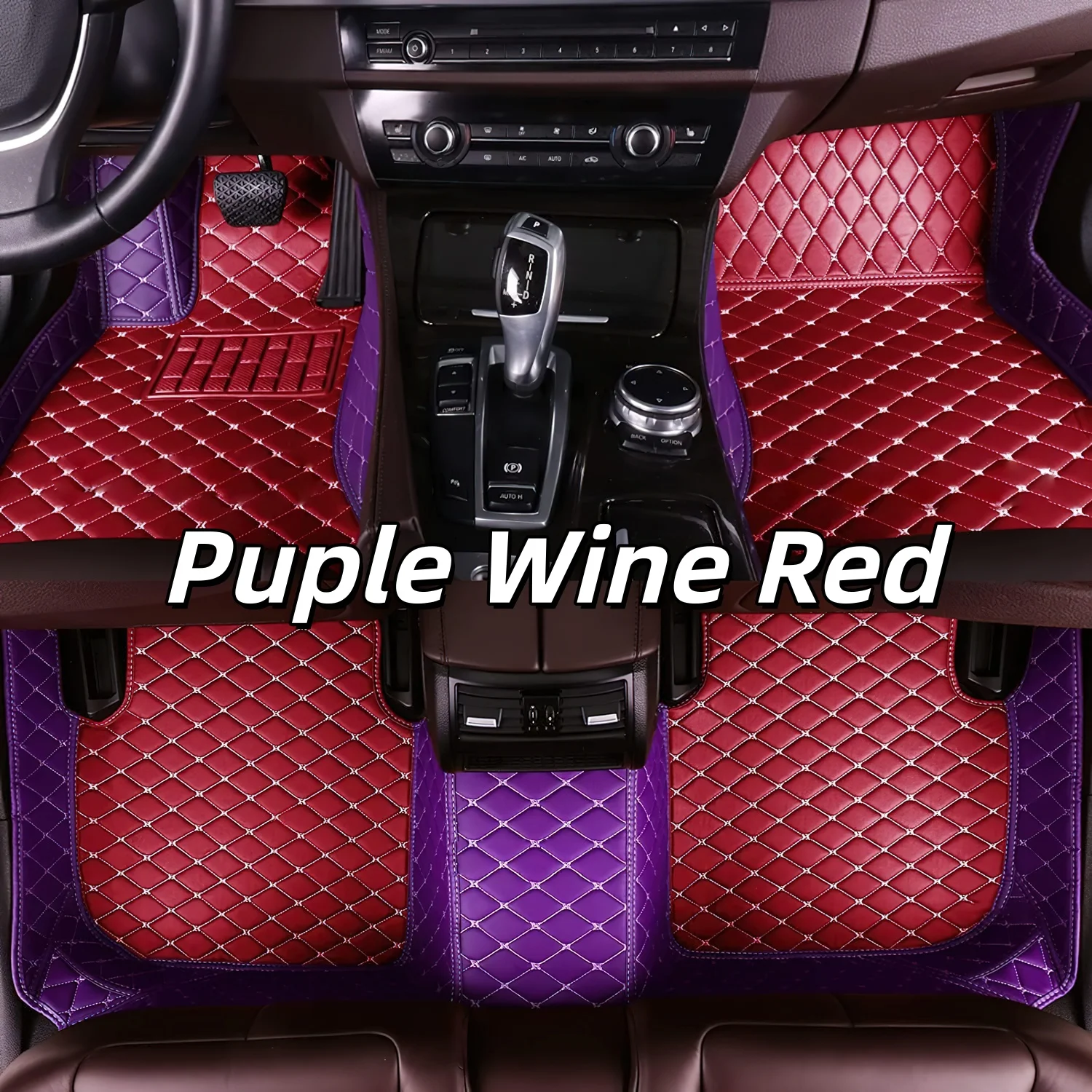 

Auto leather carpet pads for BMW 1 Series E87 4 Door 2004-2013 F20 4 Door 2011-2019 Custom car floor mats vehicle foot mat rugs