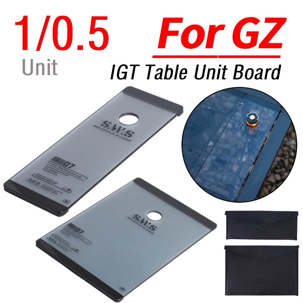 

Столешница IGT из закаленного стекла, прозрачная, для кемпингового фонаря GZ, аксессуары для активного отдыха